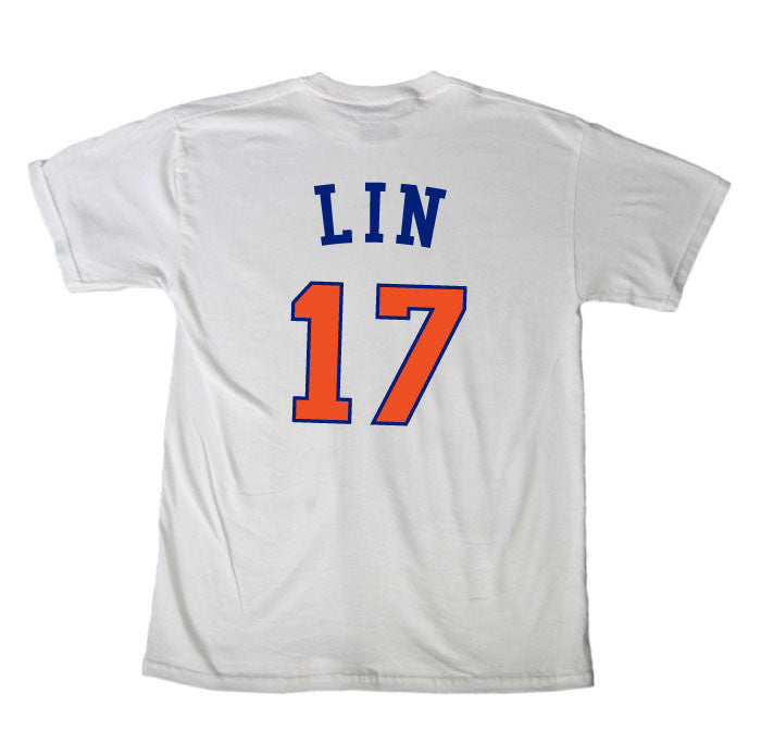 New York Knicks Jeremy Lin - White Tshirt - TshirtNow.net - 2
