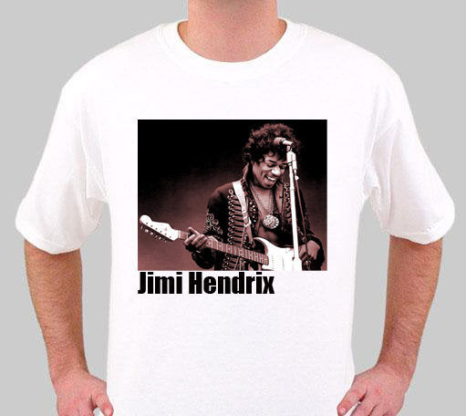 Jimi Hendrix Mic Stand Tshirt - TshirtNow.net