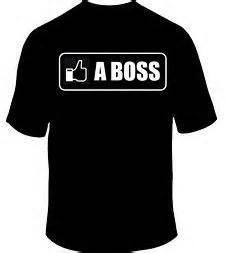 Like a Boss Black Tshirt With White Print - TshirtNow.net