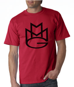 Maybach Music Group Tshirt:Red with Black Print - TshirtNow.net - 1