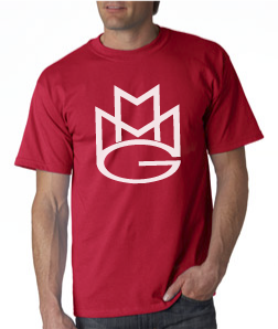Maybach Music Group Tshirt:Red with White Print - TshirtNow.net - 1