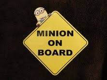 Despicable Me Minion On Board Automobile Window Decal - TshirtNow.net