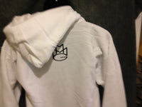 Thumbnail for Maybach Music Group MMG Hoodie: White with Black Print - TshirtNow.net - 5