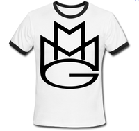 Thumbnail for Maybach Music Group MMG Tshirt: Black Print on Black Ringer TShirt - TshirtNow.net