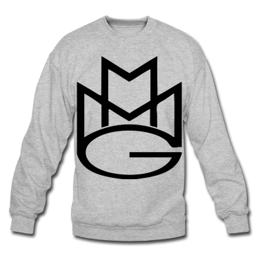 Maybach Music Crewneck Sweatshirt: Grey with Black Print - TshirtNow.net - 1