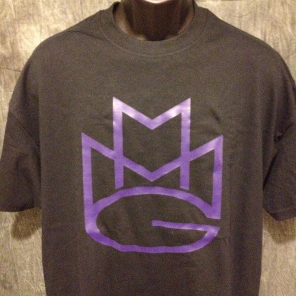 Maybach Music Group Tshirt: Black with Purple Print - TshirtNow.net - 1
