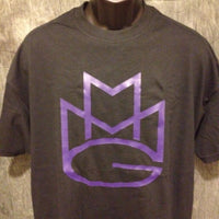 Thumbnail for Maybach Music Group Tshirt: Black with Purple Print - TshirtNow.net - 1