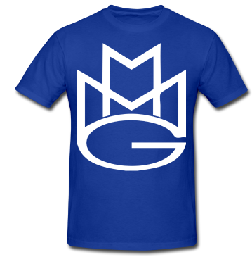 Maybach Music Group Tshirt: Blue with White Print - TshirtNow.net - 1
