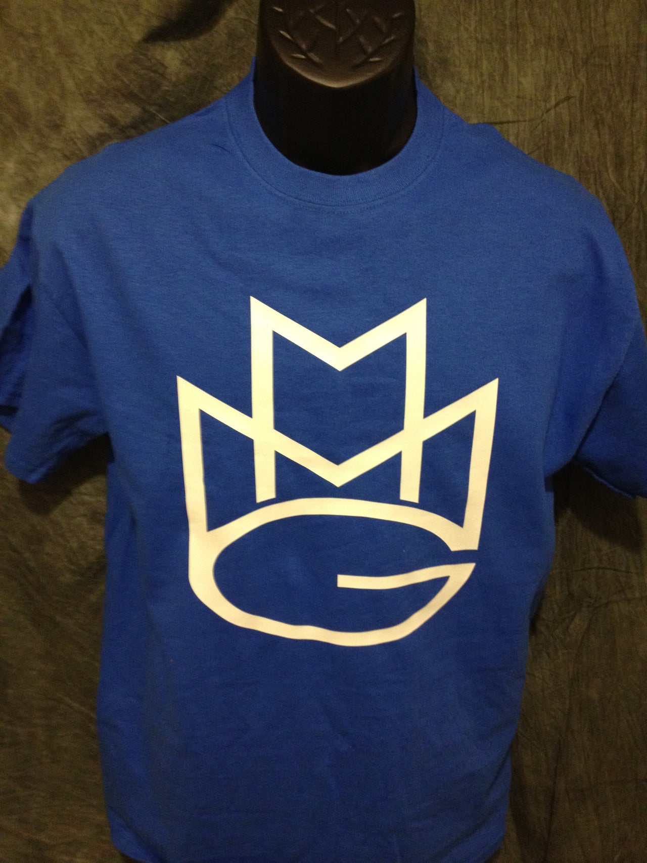 Maybach Music Group Tshirt: Blue with White Print - TshirtNow.net - 3