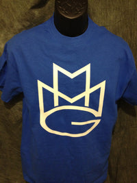 Thumbnail for Maybach Music Group Tshirt: Blue with White Print - TshirtNow.net - 3