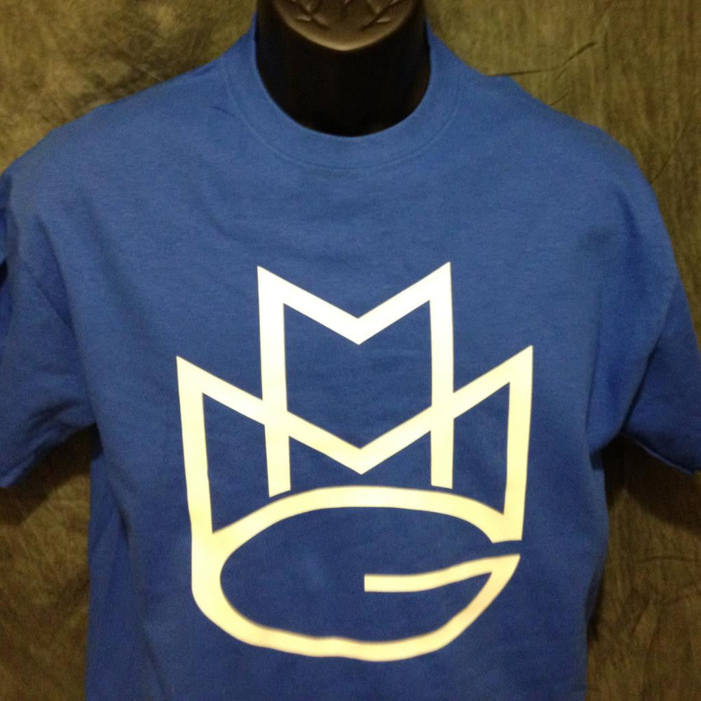 Maybach Music Group Tshirt: Blue with White Print - TshirtNow.net - 7