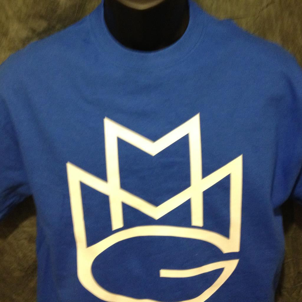 Maybach Music Group Tshirt: Blue with White Print - TshirtNow.net - 9