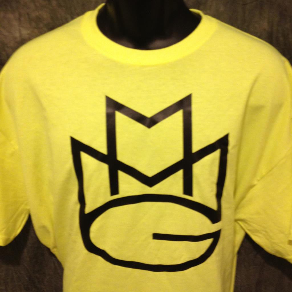 Maybach Music Group MMG Tshirt: Yellow with Black Print - TshirtNow.net - 2