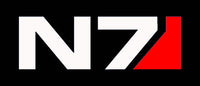 Thumbnail for Mass Effect 2 N7 Decal white/red - TshirtNow.net