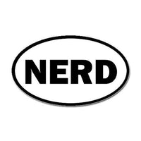 Thumbnail for Nerd Oval Decal: 3