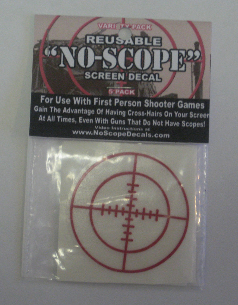 Reusable No Scope Decal, No Scope Screen Decal Mod, Reusable Scope Decals for FPS Video Games - TshirtNow.net - 8