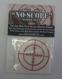 Thumbnail for Reusable No Scope Decal, No Scope Screen Decal Mod, Reusable Scope Decals for FPS Video Games - TshirtNow.net - 8