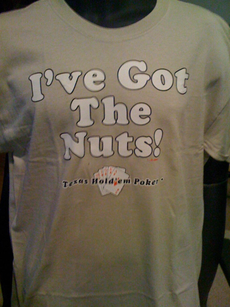 I've Got The Nuts Tshirt: Light Brown Colored Tshirt - TshirtNow.net - 3