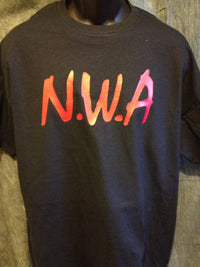 Thumbnail for N.W.A Tshirt:Black With Red Print - TshirtNow.net - 3