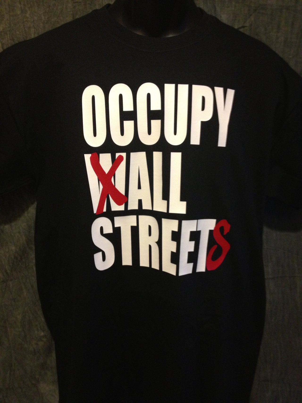 Occupy All Streets Tshirt: Black With White and Red Print - TshirtNow.net - 6