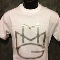Thumbnail for Maybach Music Group Tshirt: White Tshirt with Silver Print - TshirtNow.net - 2