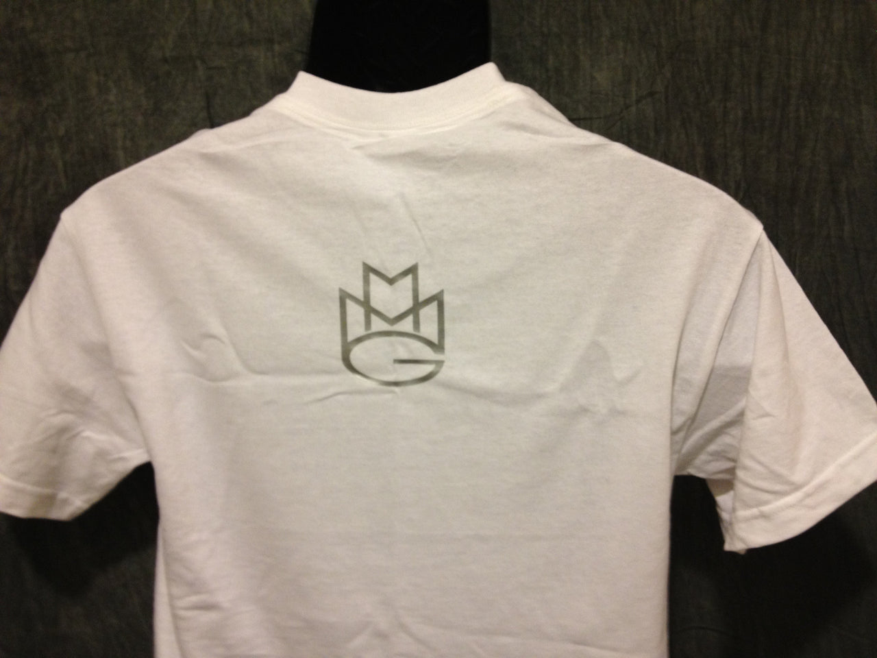 Maybach Music Group Tshirt: White Tshirt with Silver Print - TshirtNow.net - 3