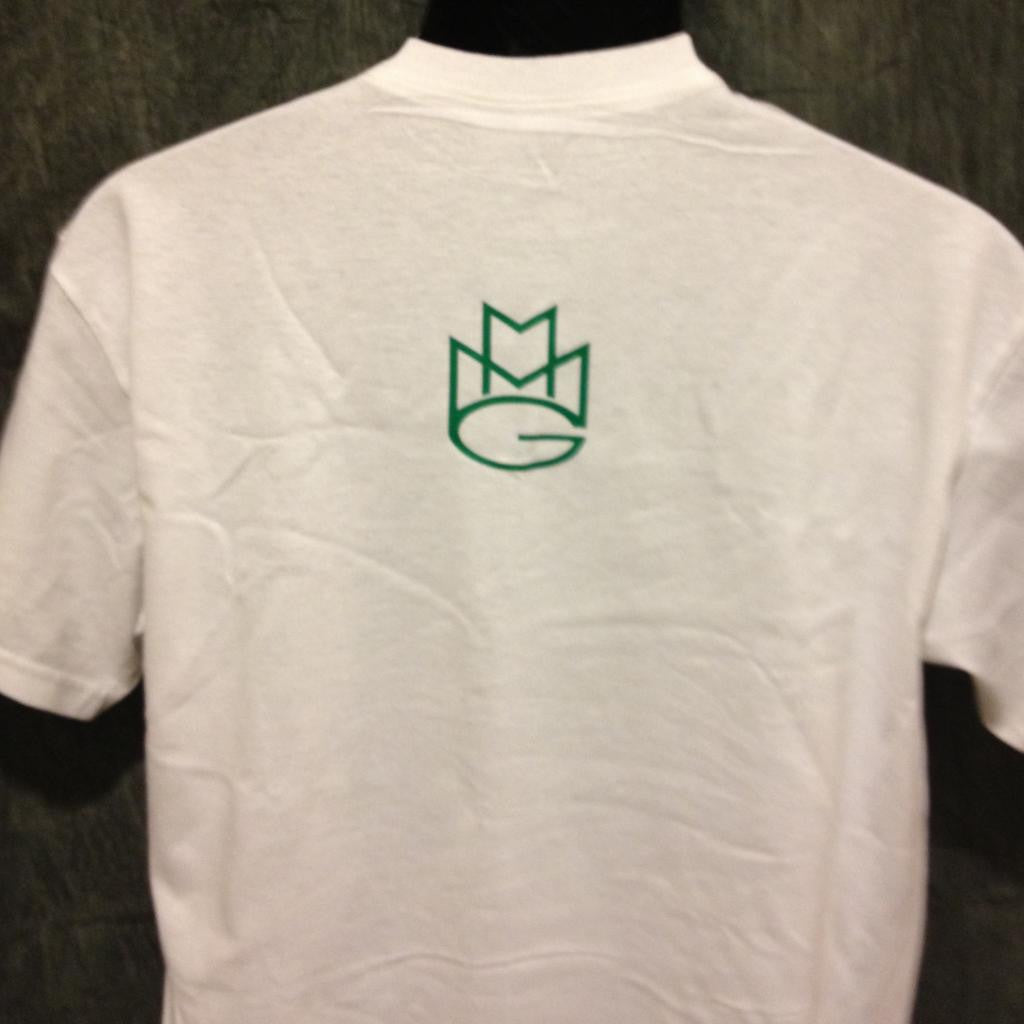Maybach Music Group Tshirt: White Tshirt with Green Print - TshirtNow.net - 3
