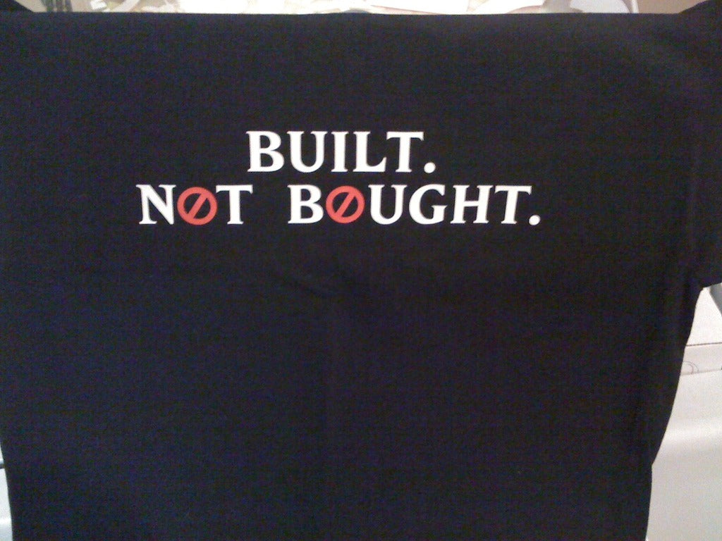 Built Not Bought Combo Tshirt & Decal Ghostbusters NH - TshirtNow.net - 3