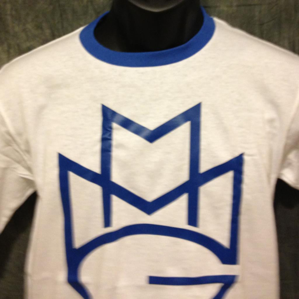 Maybach Music Group MMG Tshirt: Blue Print on Blue Ringer TShirt - TshirtNow.net - 2