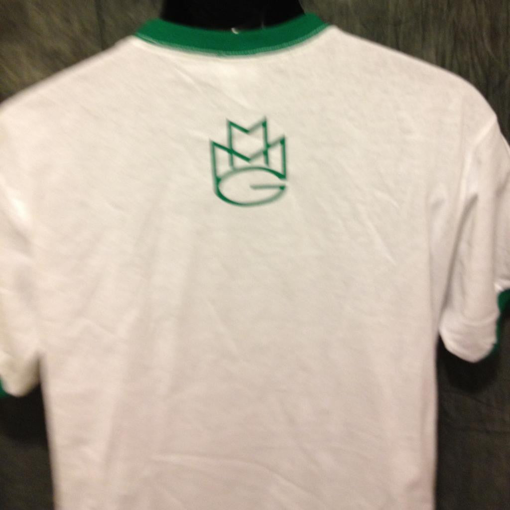 Maybach Music Group MMG Tshirt: Green Print on Green Ringer TShirt - TshirtNow.net - 3
