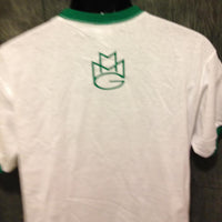 Thumbnail for Maybach Music Group MMG Tshirt: Green Print on Green Ringer TShirt - TshirtNow.net - 3