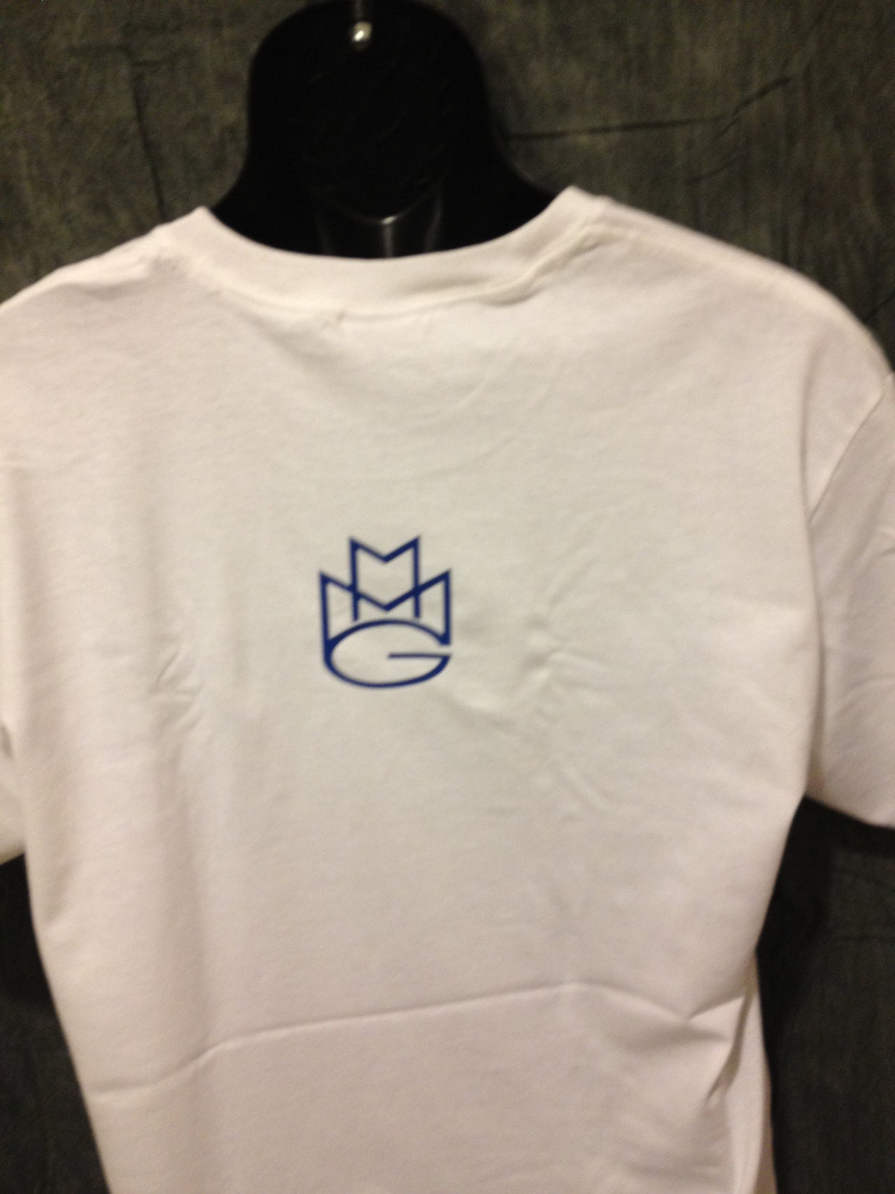 Maybach Music Group Tshirt: White with Blue Print - TshirtNow.net - 3