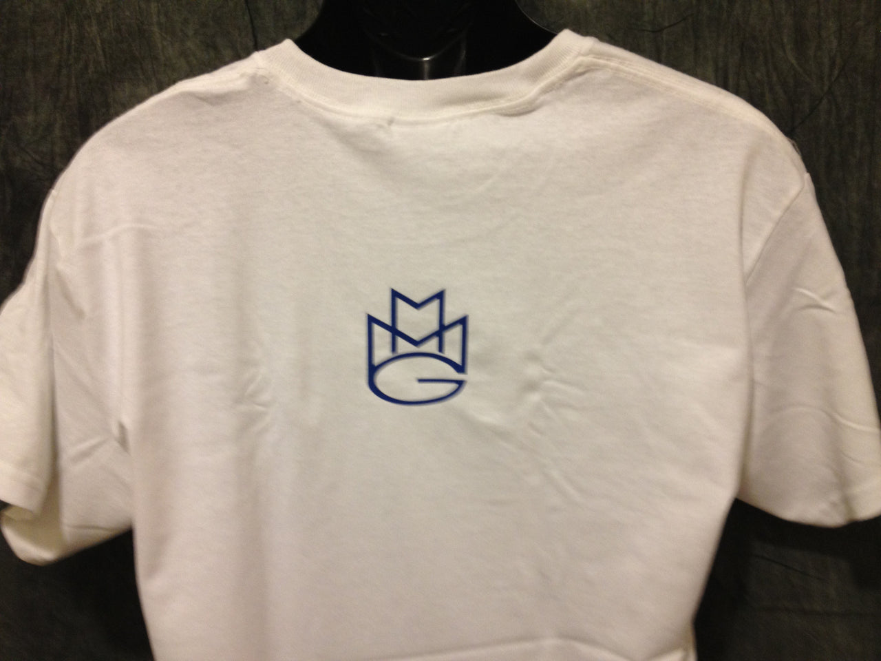 Maybach Music Group Tshirt: White with Blue Print - TshirtNow.net - 4