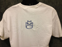 Thumbnail for Maybach Music Group Tshirt: White with Blue Print - TshirtNow.net - 4