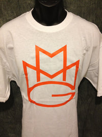 Thumbnail for Maybach Music Group Tshirt: White with Orange Print - TshirtNow.net - 2