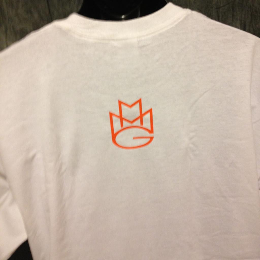 Maybach Music Group Tshirt: White with Orange Print - TshirtNow.net - 4