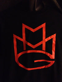 Thumbnail for Maybach Music Group Tshirt: Black With Orange Print - TshirtNow.net - 1