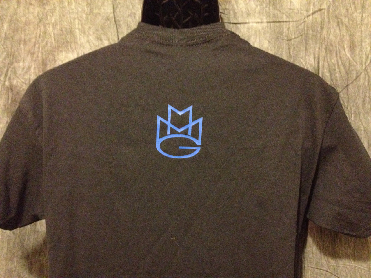 Maybach Music Group Tshirt: Black with Blue Print - TshirtNow.net - 3
