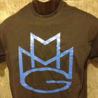 Thumbnail for Maybach Music Group Tshirt: Black with Blue Print - TshirtNow.net - 2
