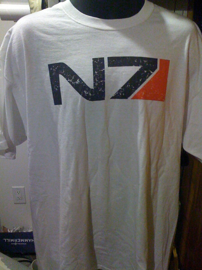 Mass Effect 2 N7 Vintage Worn Look Shirt - TshirtNow.net - 2