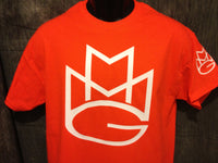 Thumbnail for Maybach Music Group Limited Edition Tshirt: Orange with White and Black Print - TshirtNow.net - 2