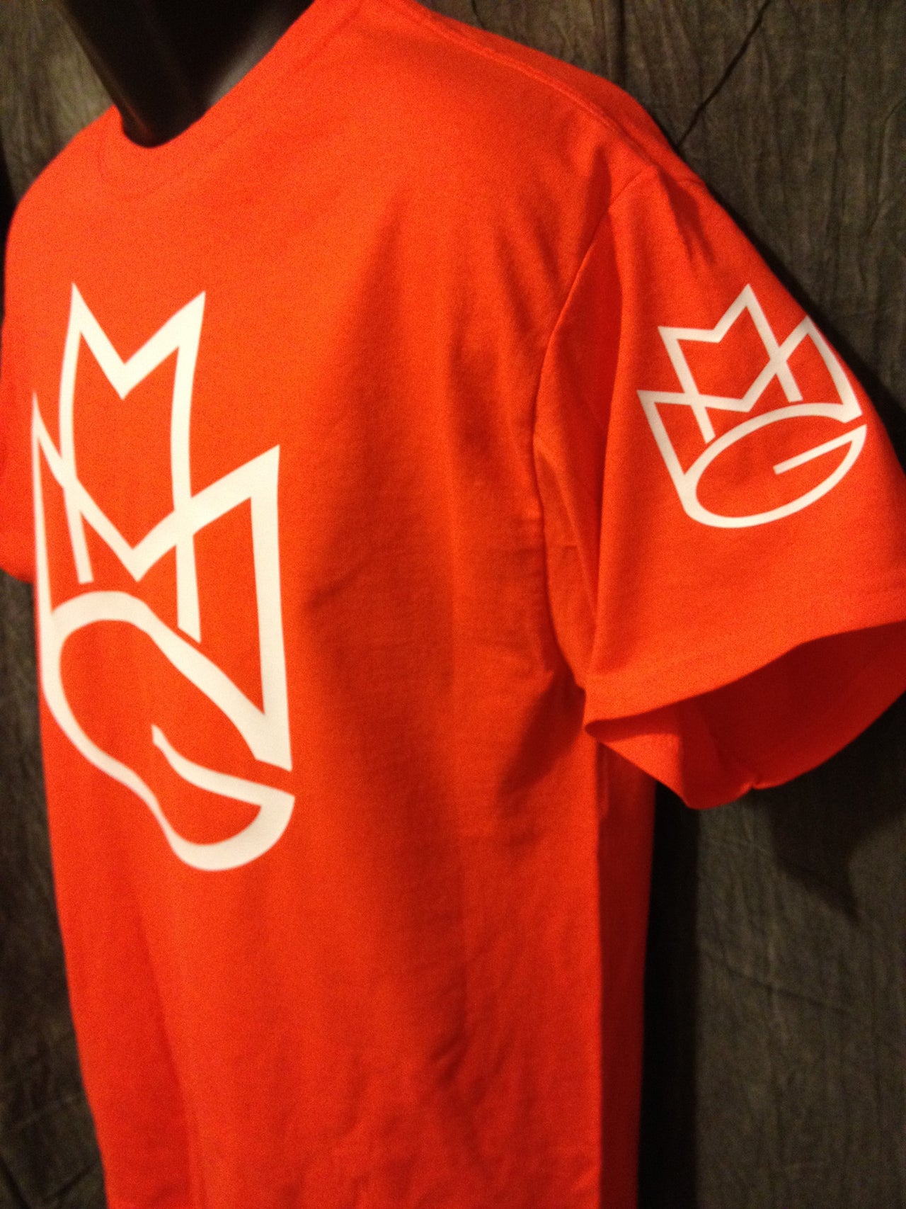 Maybach Music Group Limited Edition Tshirt: Orange with White and Black Print - TshirtNow.net - 3