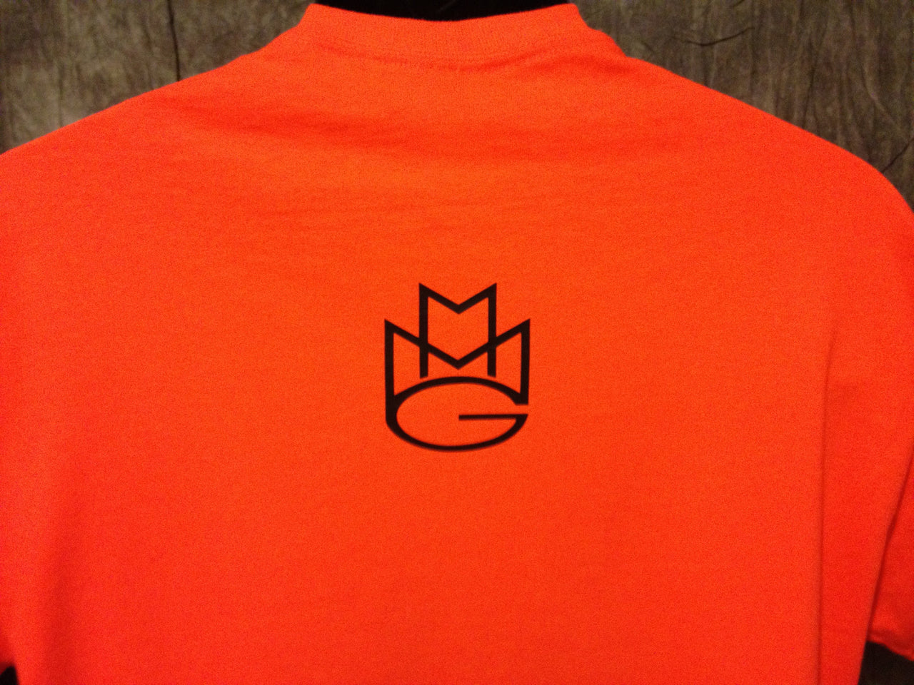 Maybach Music Group Limited Edition Tshirt: Orange with White and Black Print - TshirtNow.net - 4
