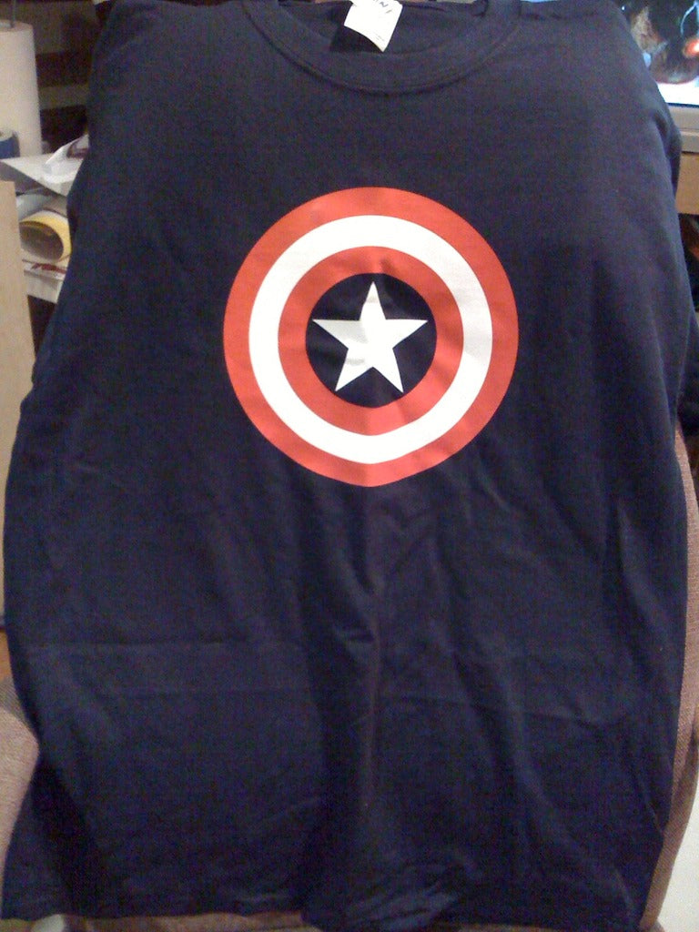 Captain America Shield Logo Tshirt - TshirtNow.net - 4