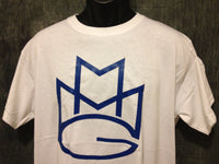 Thumbnail for Maybach Music Group Tshirt: White with Blue Print - TshirtNow.net - 2