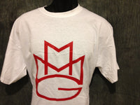 Thumbnail for Maybach Music Group Tshirt: White Tshirt with Red Print - TshirtNow.net - 1