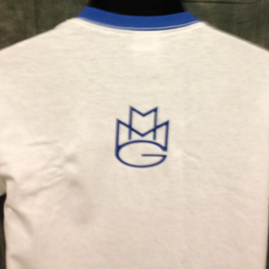 Maybach Music Group MMG Tshirt: Blue Print on Blue Ringer TShirt - TshirtNow.net - 4