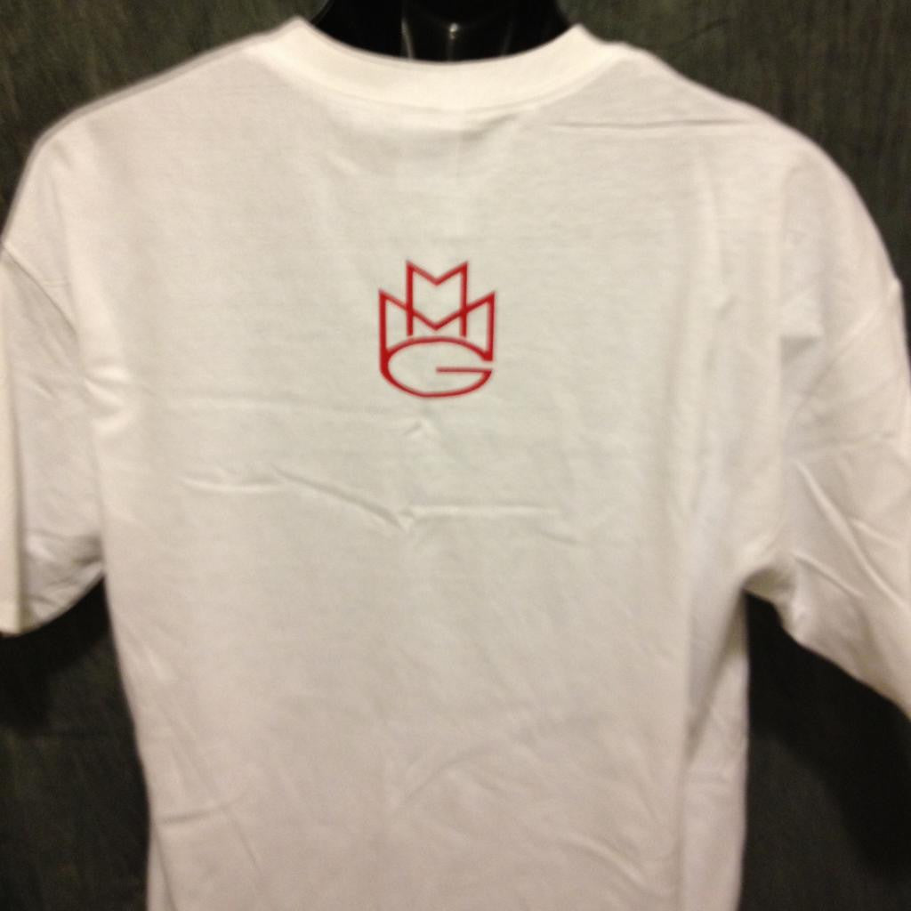 Maybach Music Group Tshirt: White Tshirt with Red Print - TshirtNow.net - 4