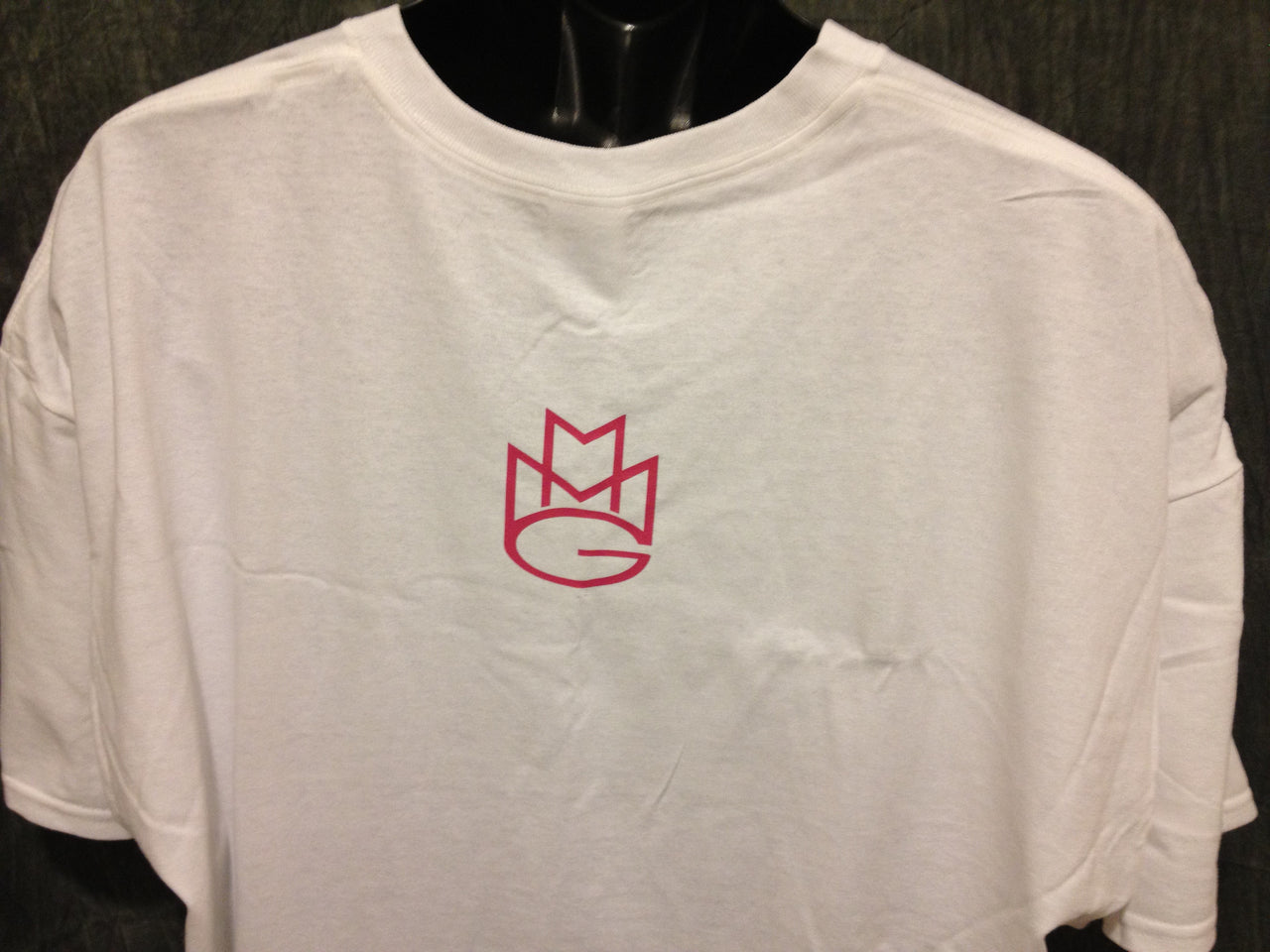 Maybach Music Group Tshirt: White Tshirt with Pink Print - TshirtNow.net - 3
