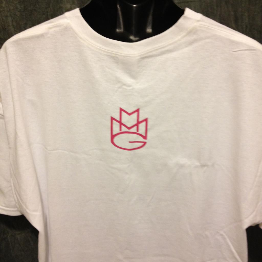 Maybach Music Group Tshirt: White Tshirt with Pink Print - TshirtNow.net - 4